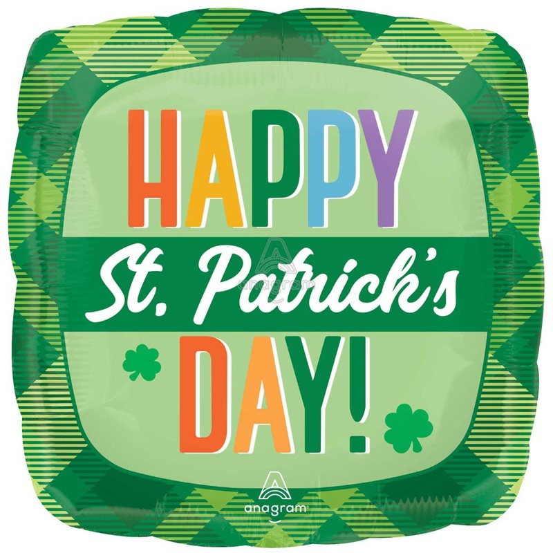 St. Patrick's Day foil balloon 45cm