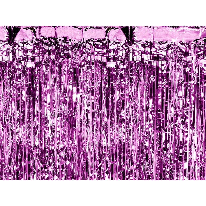 Tinsel curtain purple 90 x 250cm