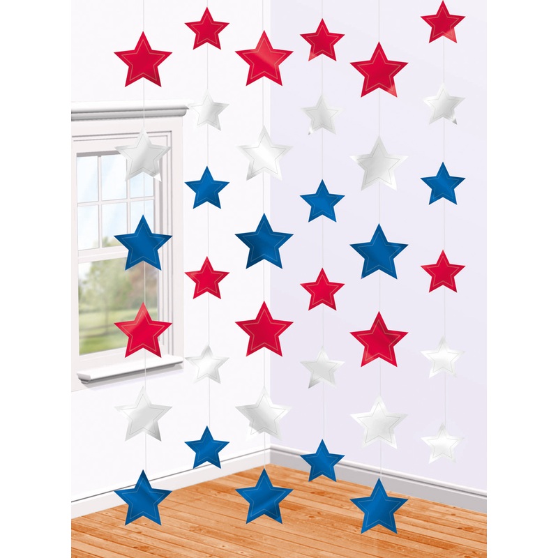 USA Star hanging decoration 210cm