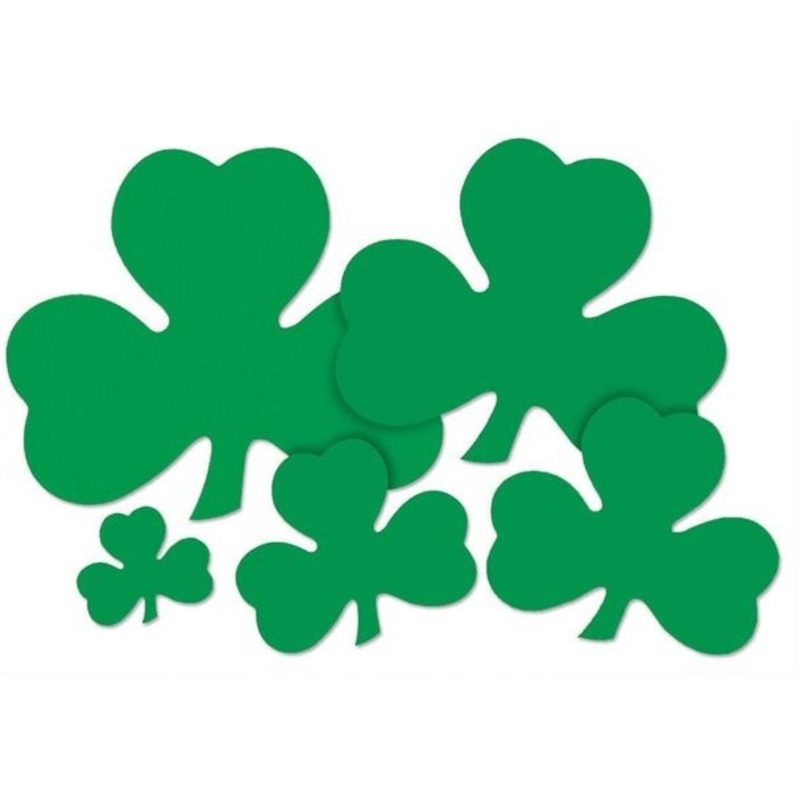 XX Cloverleaf Cardboard Cutouts