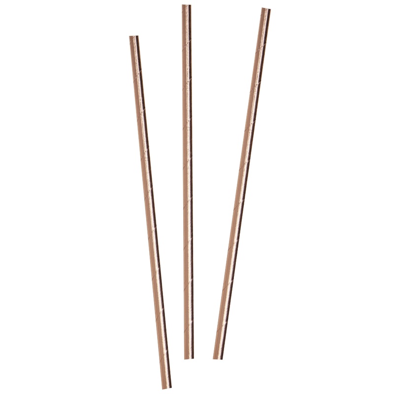 25 fairy tale wedding paper straws 18cm