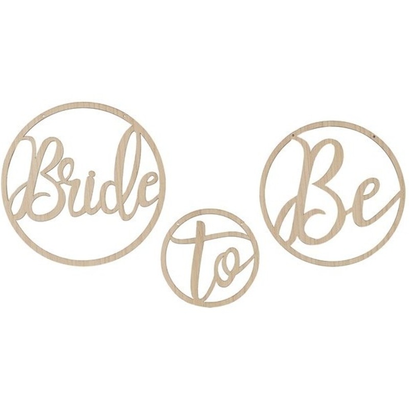 3 Floral JGA Bride To Be wooden hoops