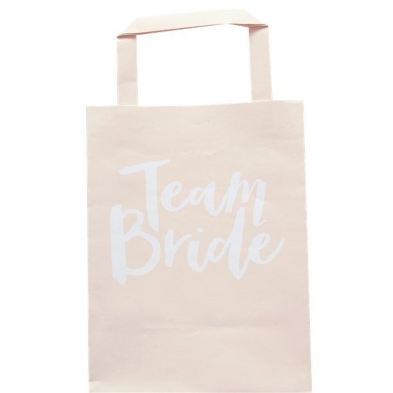 5 Team Bride paper bags 20cm