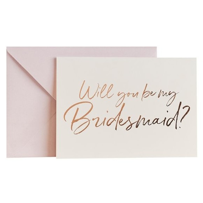 5 Will you be my Bridesmaid cards