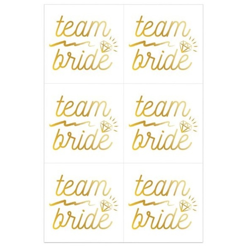 6 golden team bride tattoos