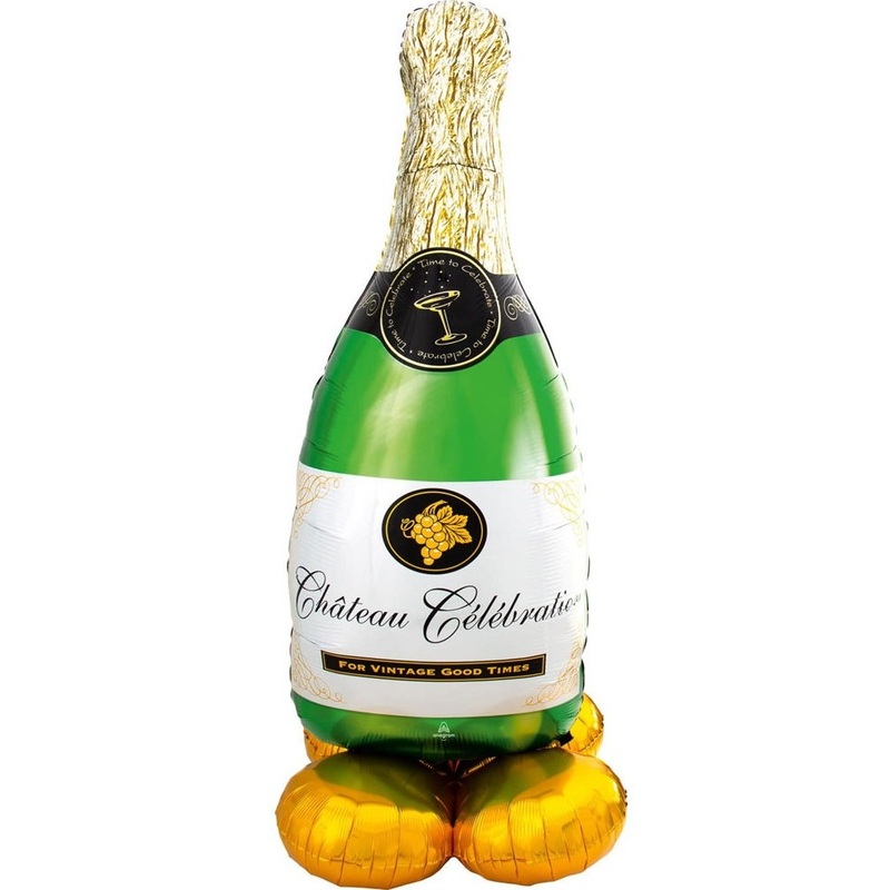 AirLoonz giant balloon champagne bottle 130cm