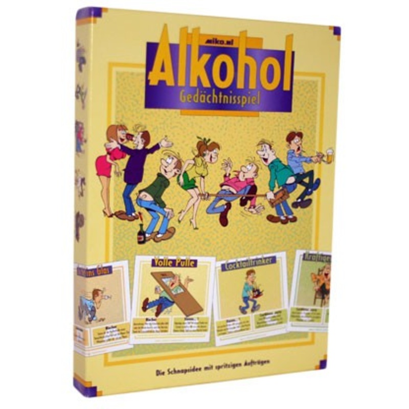 Alcohol memory game party game