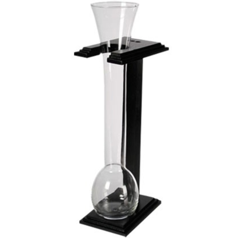 Beer glass drinking game 0.7l with stand