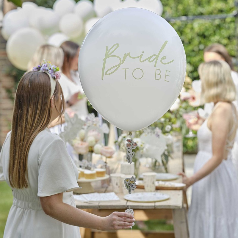 Blooming Bride balloon 45cm with string