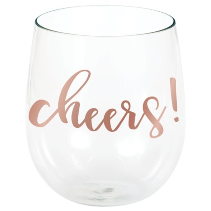 Cheers plastic wine glass 398ml