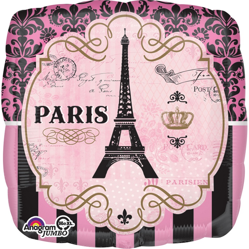 Day in Paris Giant foil balloon 71cm