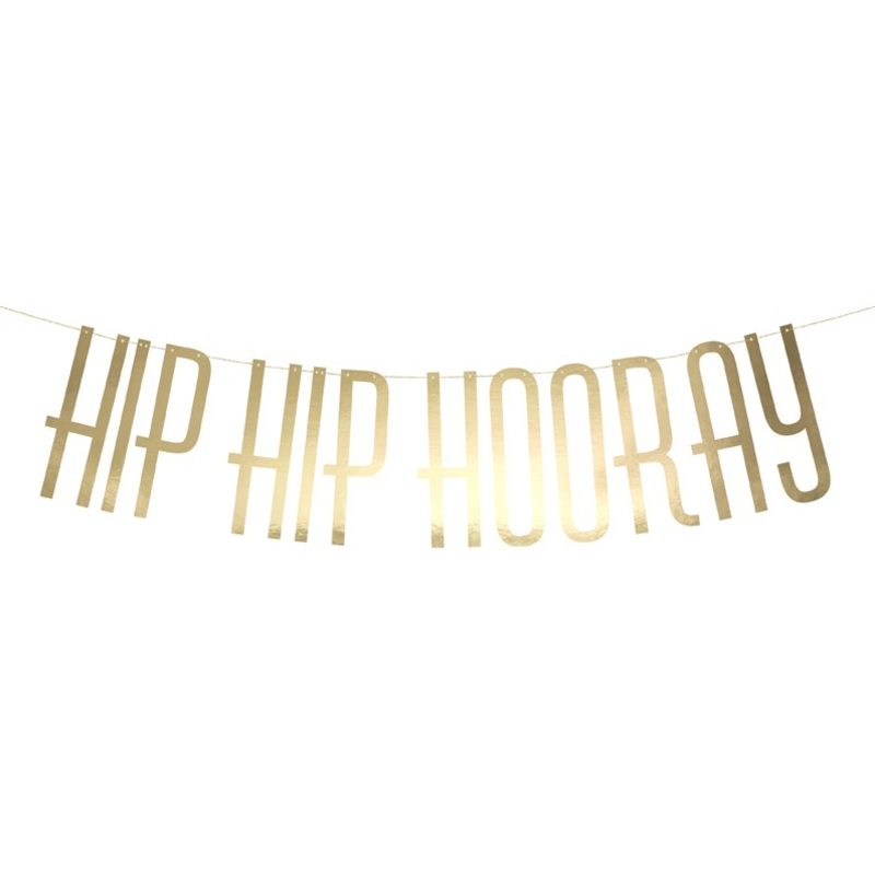 DIY Hip Hip Hooray garland 1.2m