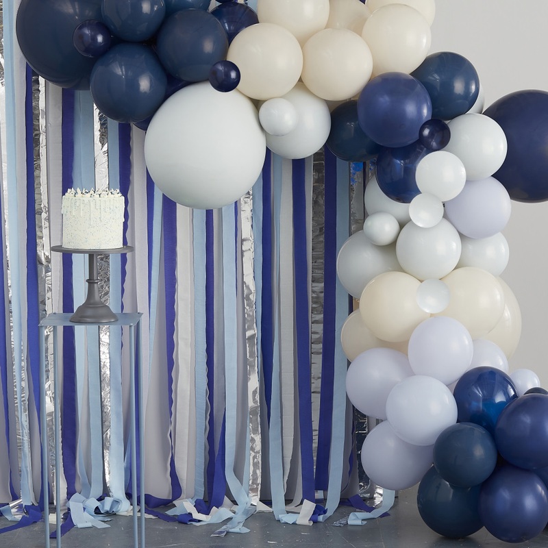 Endless Blue Balloon Garland Decoration Kit