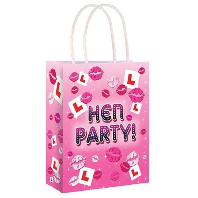 Hen party kisses gift bag 22cm