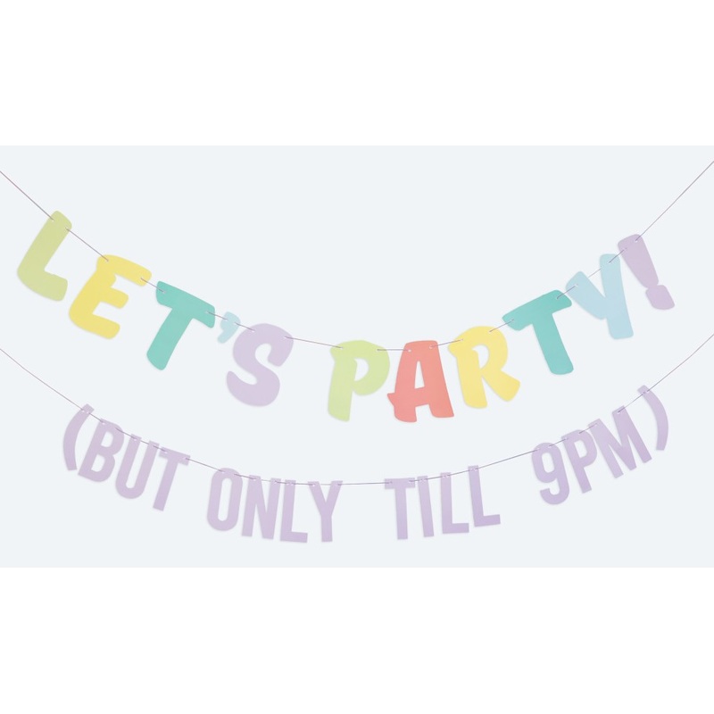 Let`s Party all night Eco Garland 2m