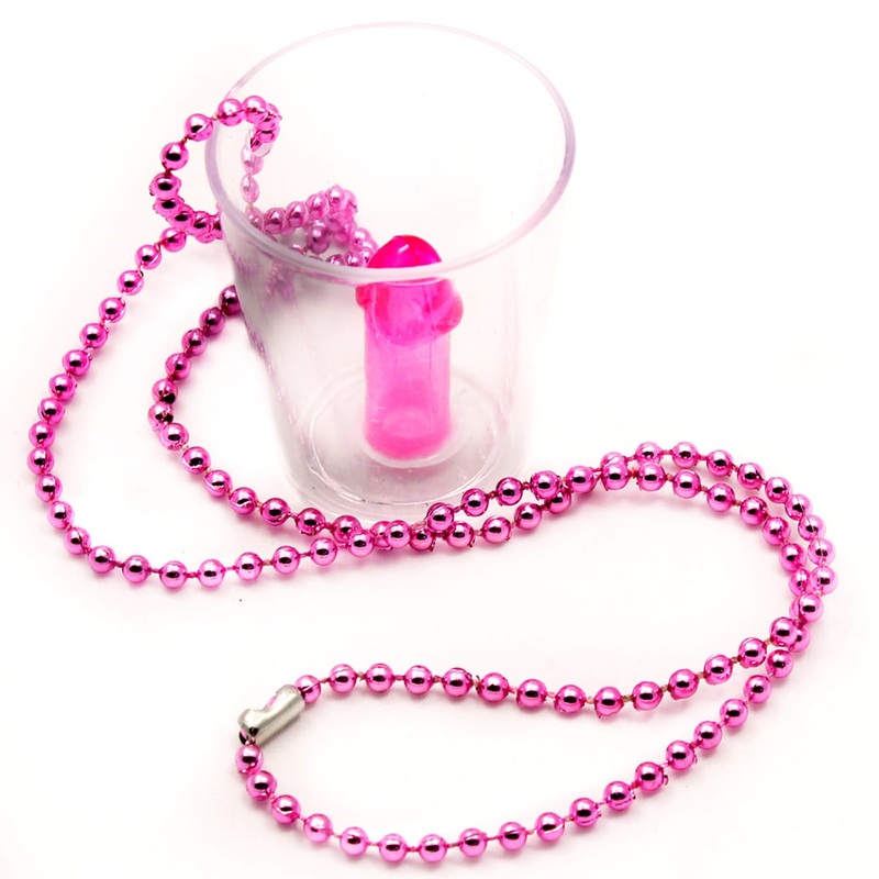 Phallus shot glass in pink