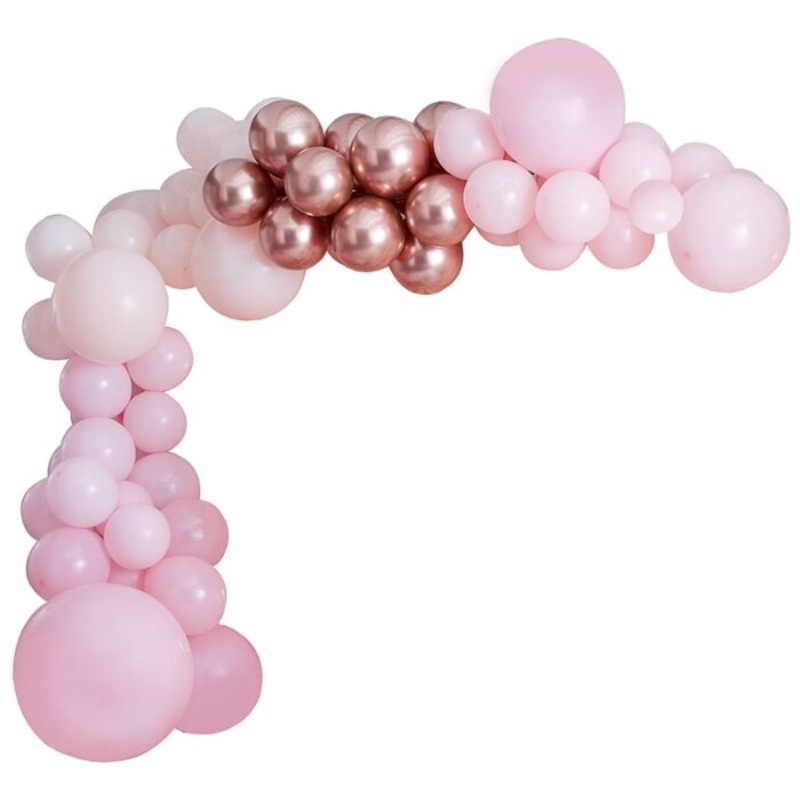 Rosy Sky balloon garland