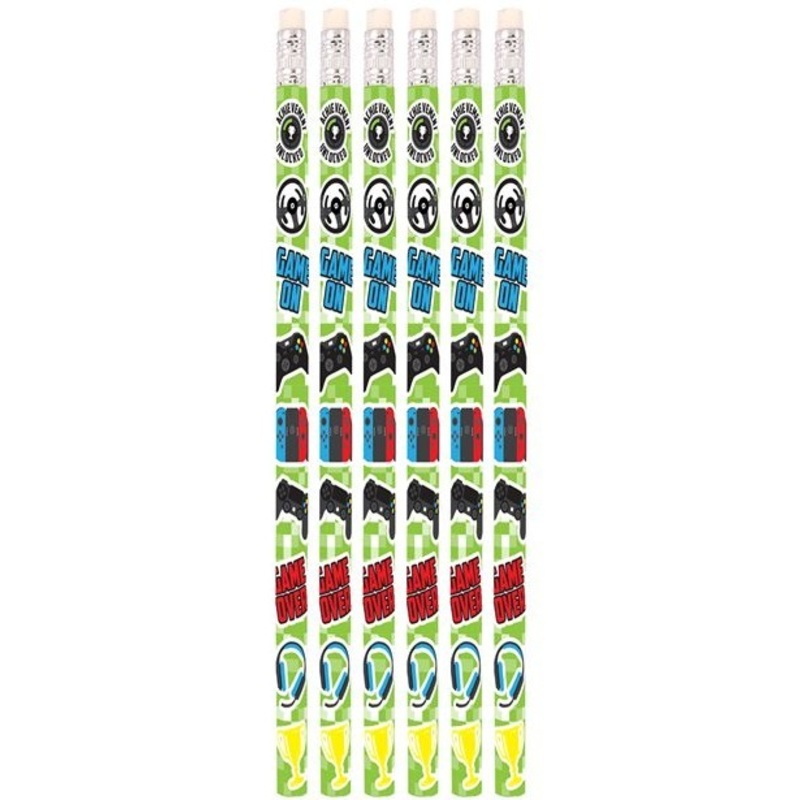 6 Game On pencils