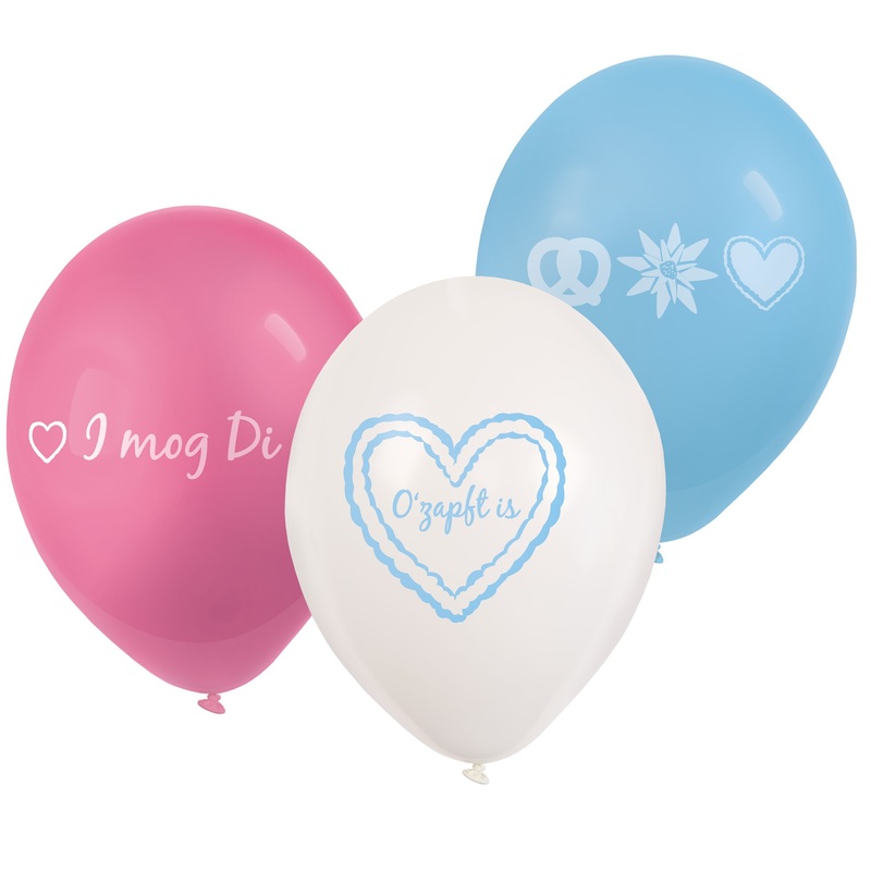 6 O'zapft is Latex Balloons 23cm