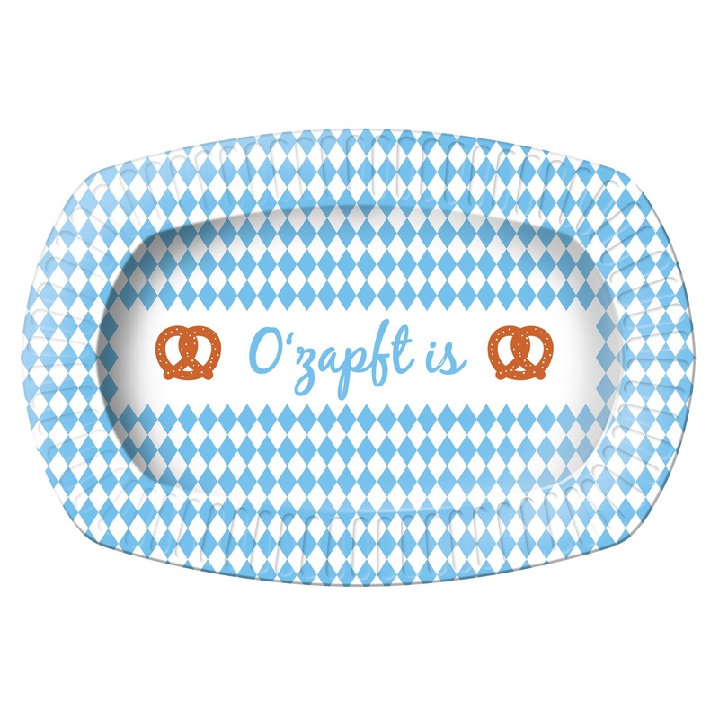 6 O'Zapft is Paper Plates 24 x 16cm