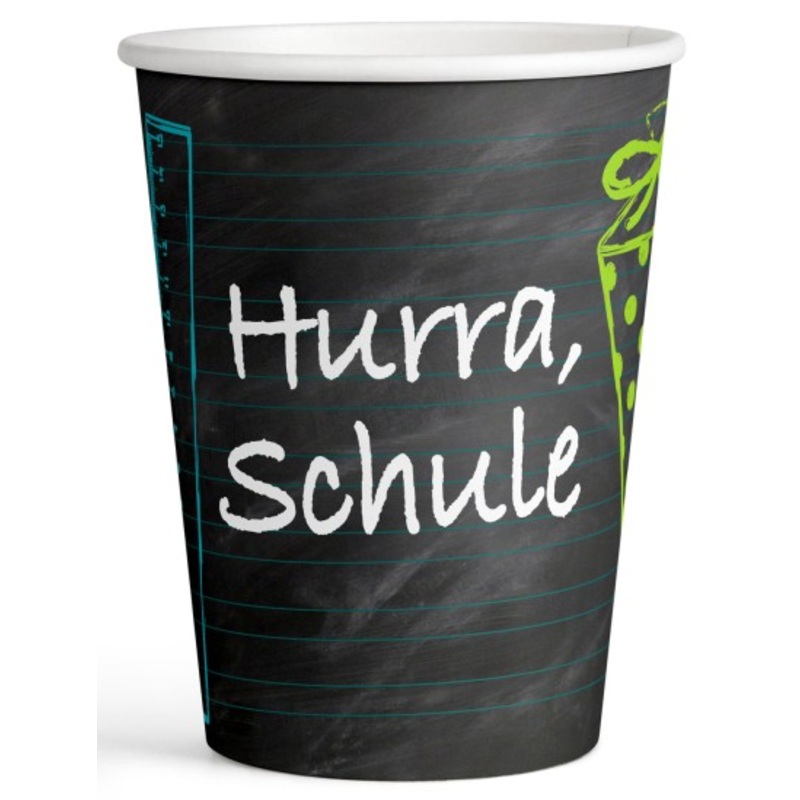 8 Finally school paper cups 250ml