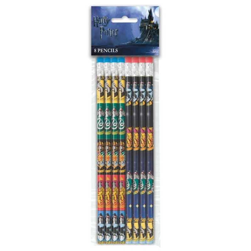 8 Harry Potter Hogwarts pencils