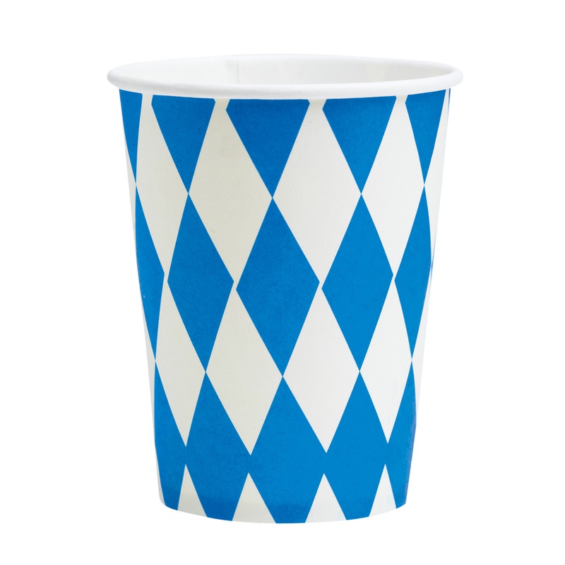 8 Munich Oktoberfest cups 266ml