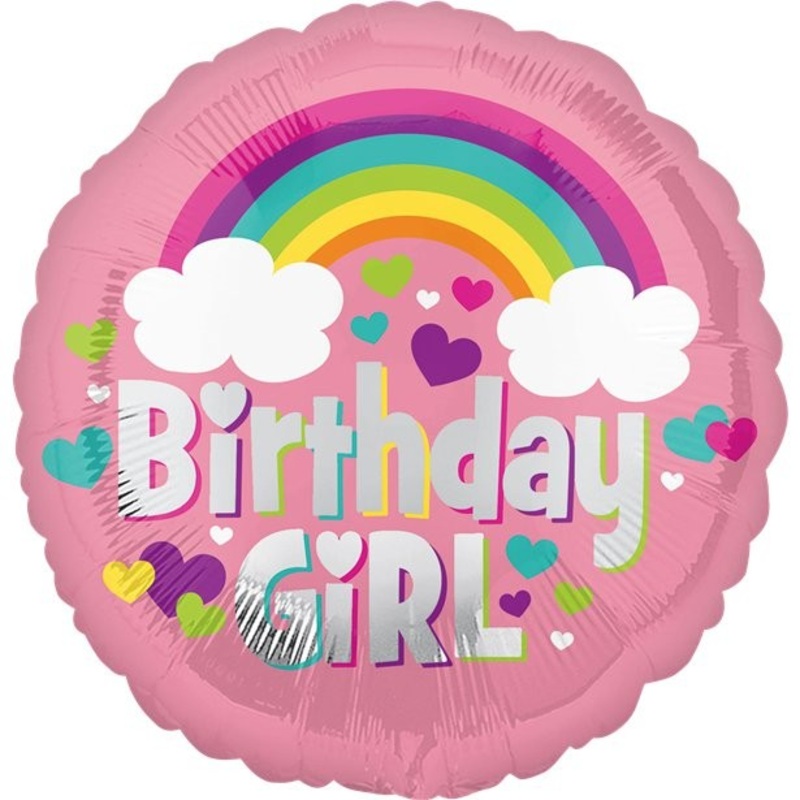 Birthday Girl Fantasyworld balloon 46cm