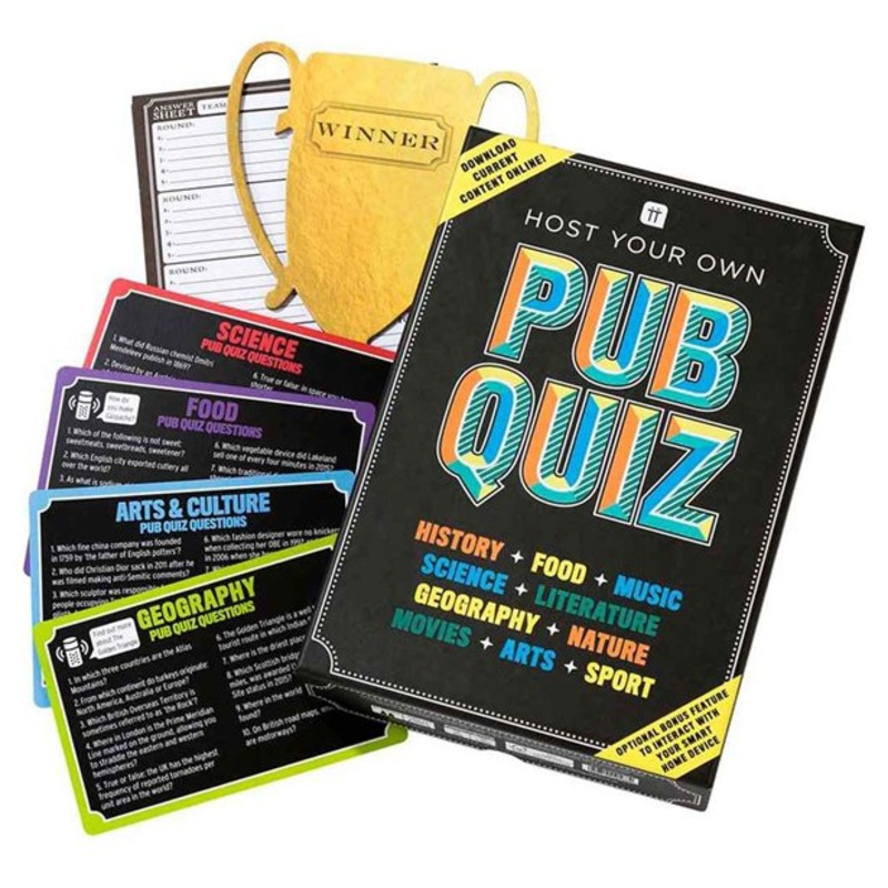 Host your own pub party game