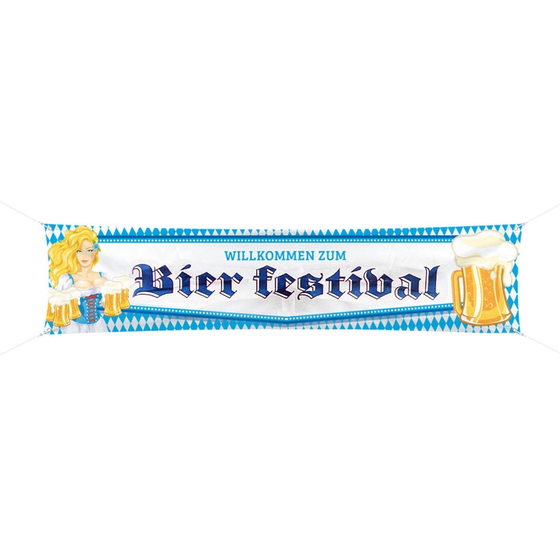 Oktoberfest banner beer Liesl 1,8m x 40cm