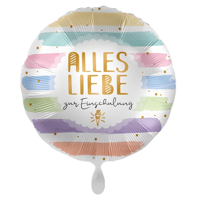 Pastel foil balloon enrollment 43cm