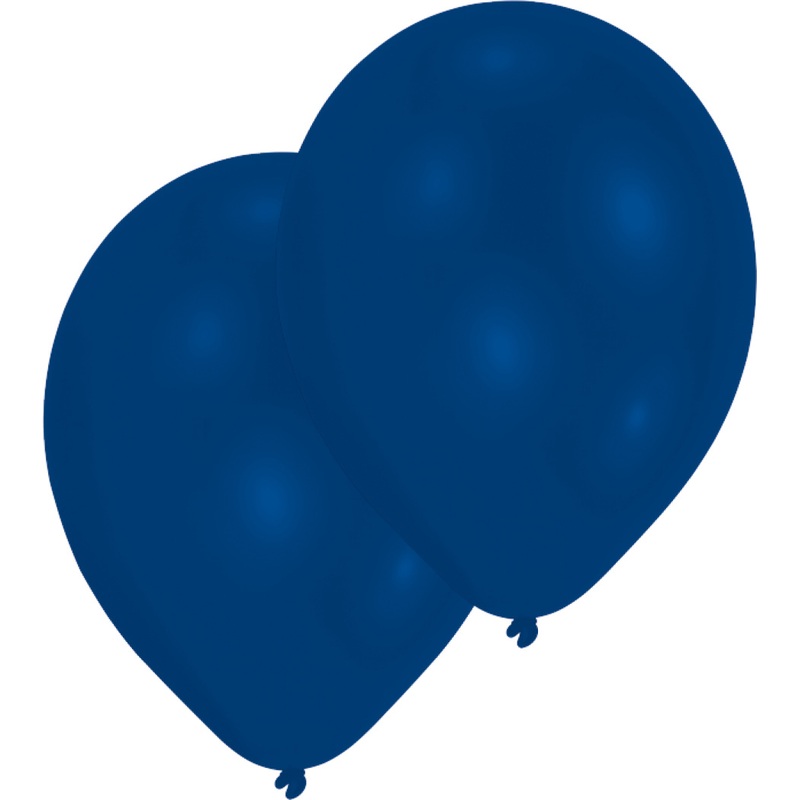 Set of 50 air balloons royal blue 27.5 cm