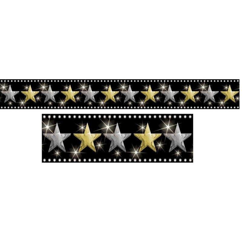 Stars film strip decoration foil 15m