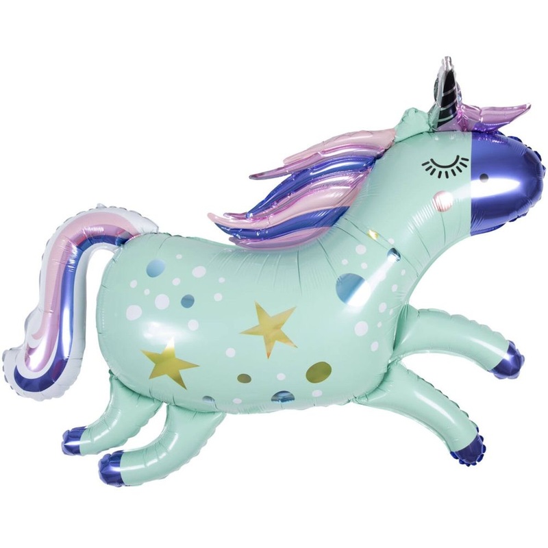 Unicorn foil balloon 103x71cm glossy