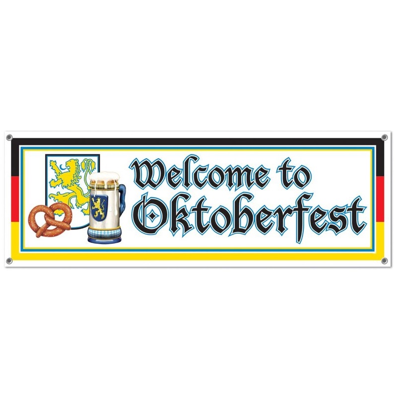 Welcome to Oktoberfest sign 60cm