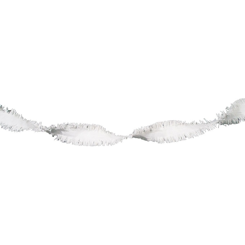 White Fringe Garland Anni 6m