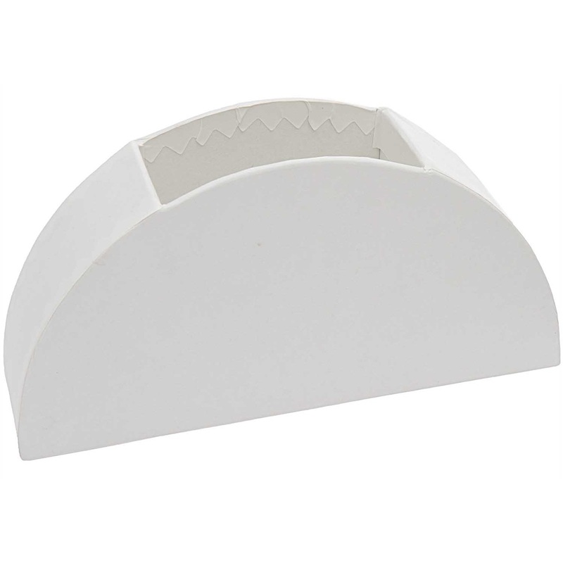 White rainbow pen holder blank
