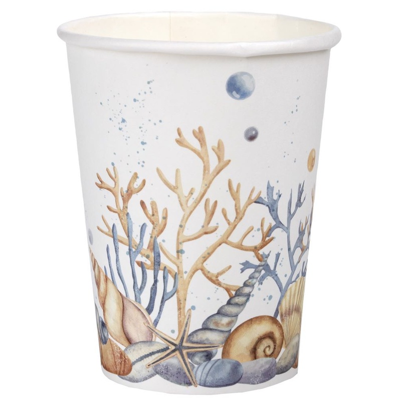 10 Meeresglanz paper cups 270ml