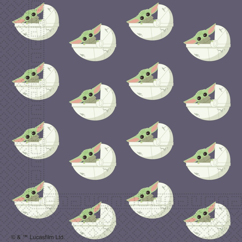 20 Mandalorian Universe FSC napkins 33cm