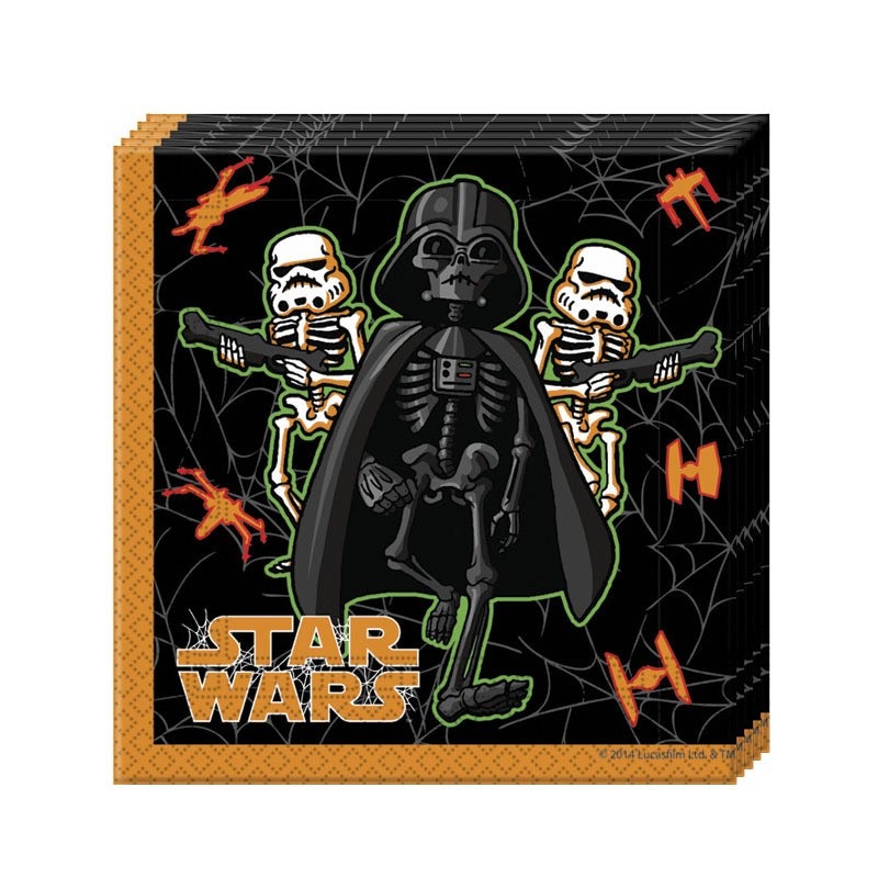 20 Star Wars Halloween napkins 33cm