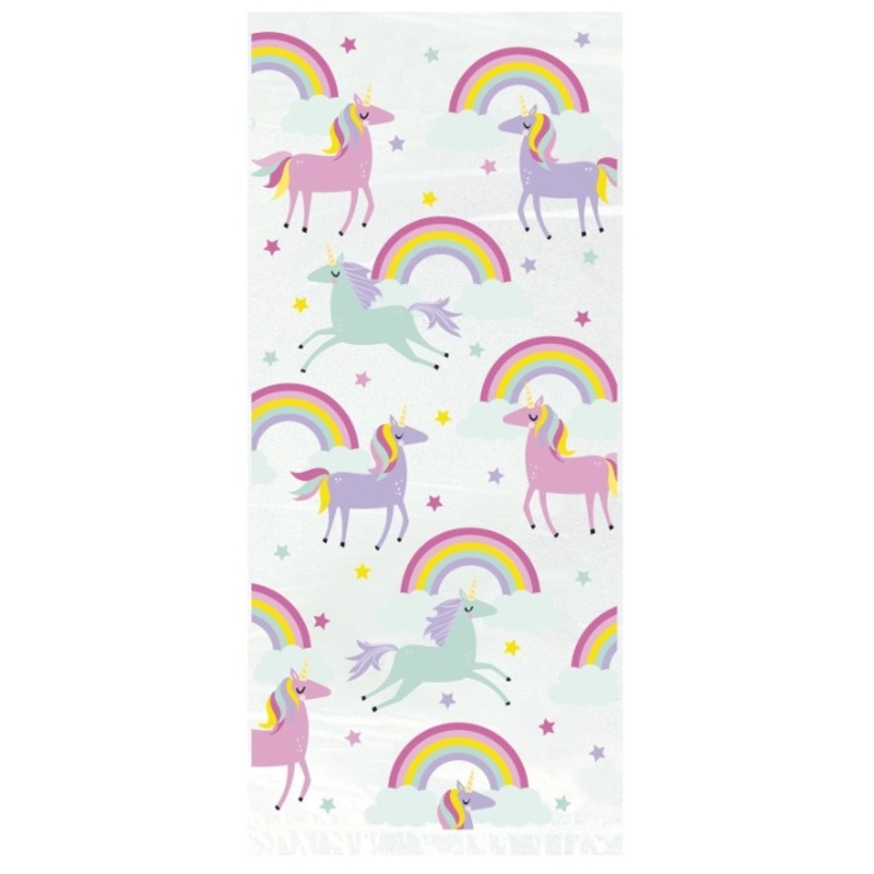 20 Unicorn Dreams Cellophane Bags