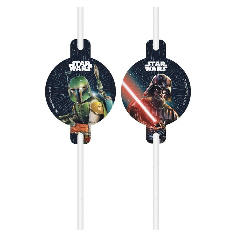 4 Star Wars Galaxy straws