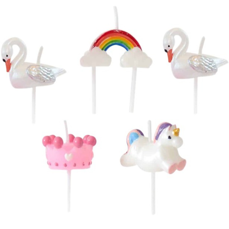 5 fairyland cake candles