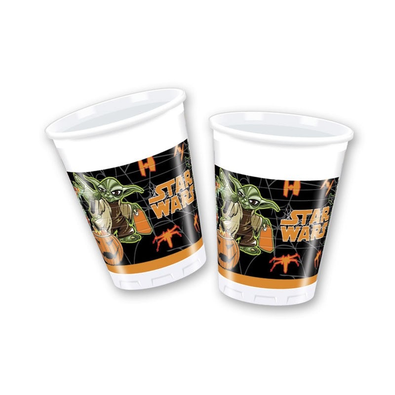 8 Star Wars Halloween cups 200ml