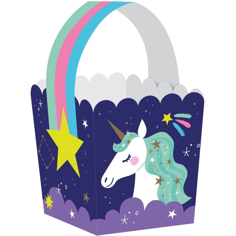 8 unicorn galaxy gift bags