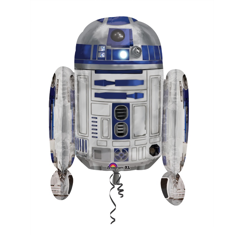 Foil balloon Star Wars R2D2 figure