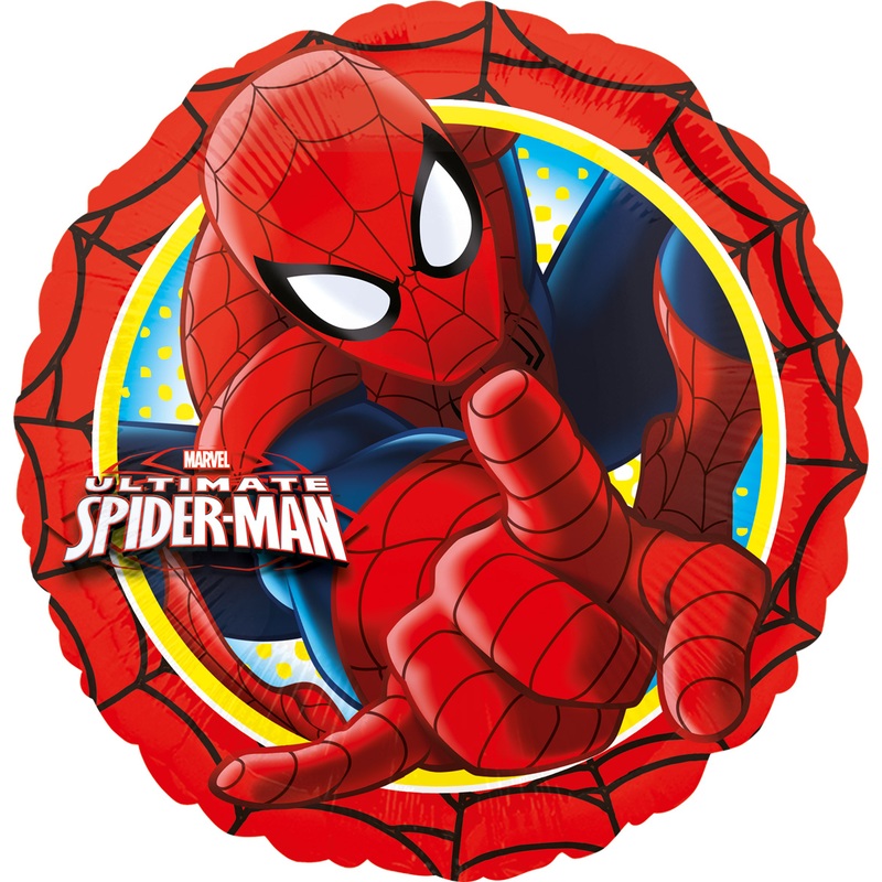 Foil balloon superhero Spider-Man
