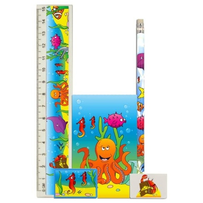 Ocean Party writing set 5 pieces