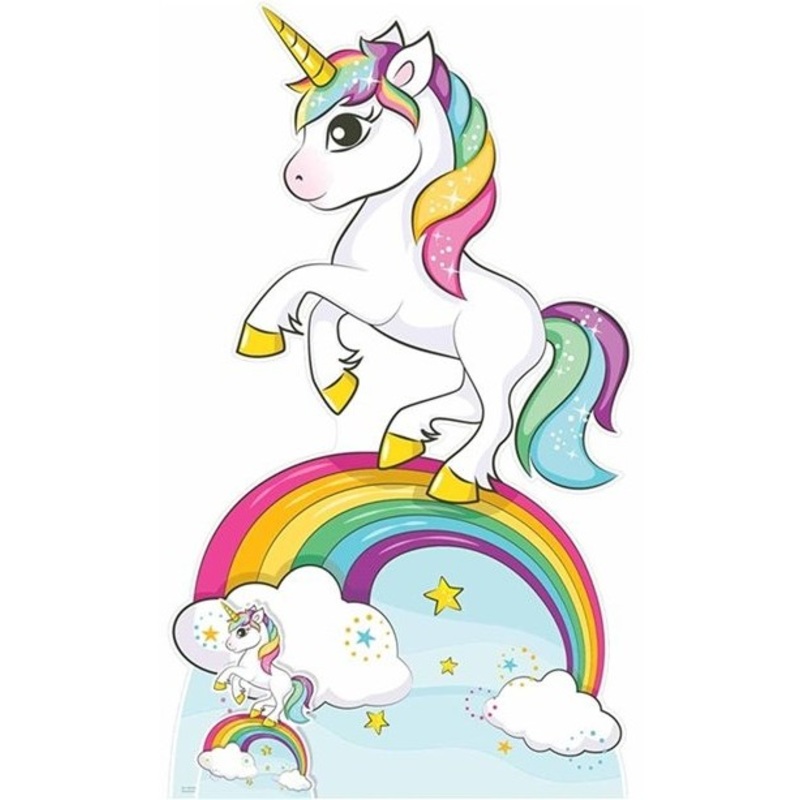 Rainbow unicorn stand 1.6m