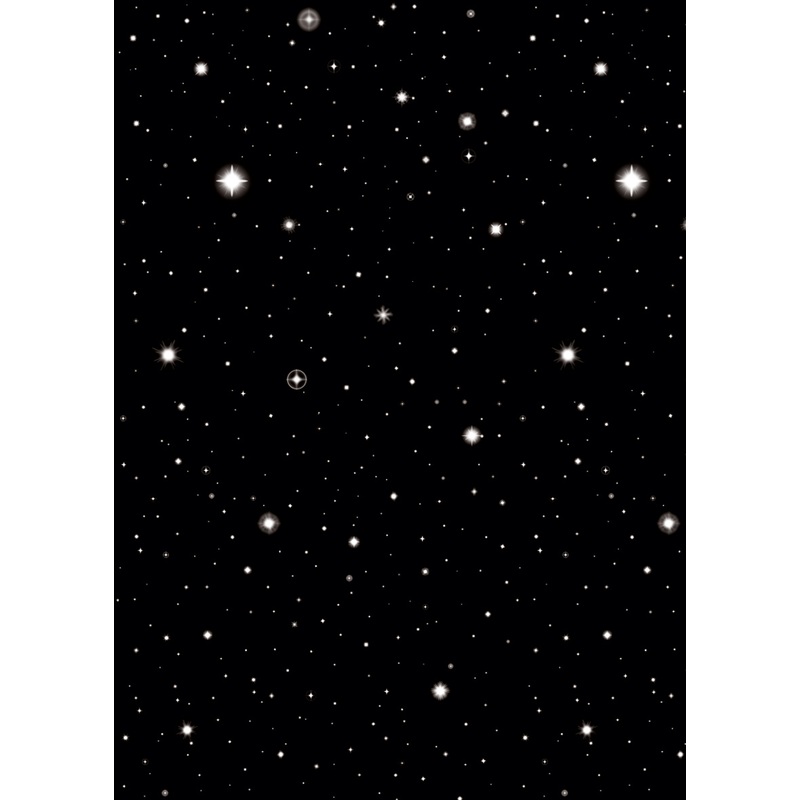 Romantic starry sky wall backdrop 1.2 X 12.2 m
